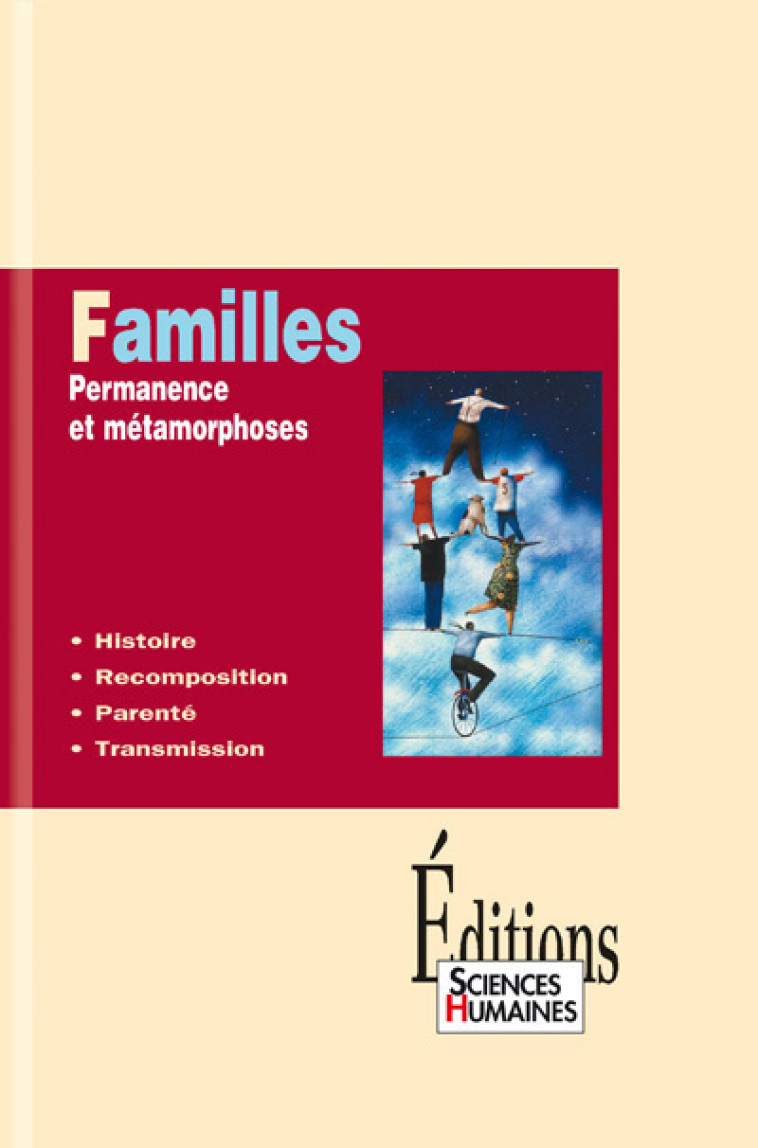 Familles. Permanence et métamorphoses - Jean-François Dortier - SCIENCES HUMAIN