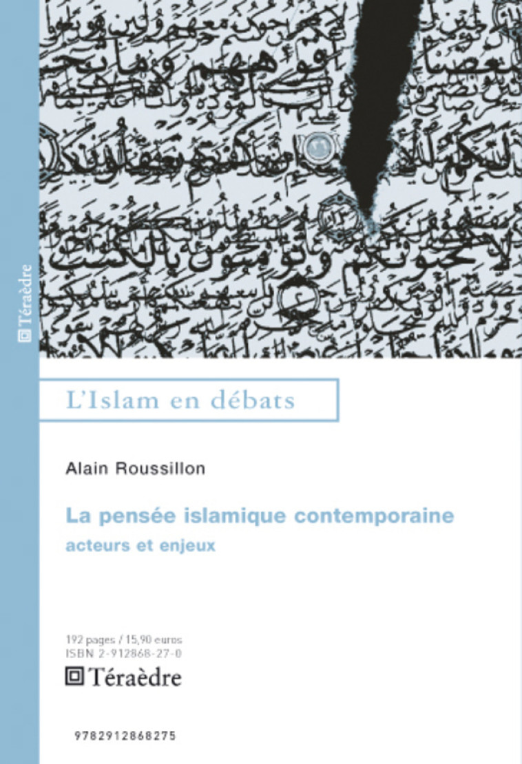 Pensée islamique contemporaine - Alain Roussillon - TERAEDRE