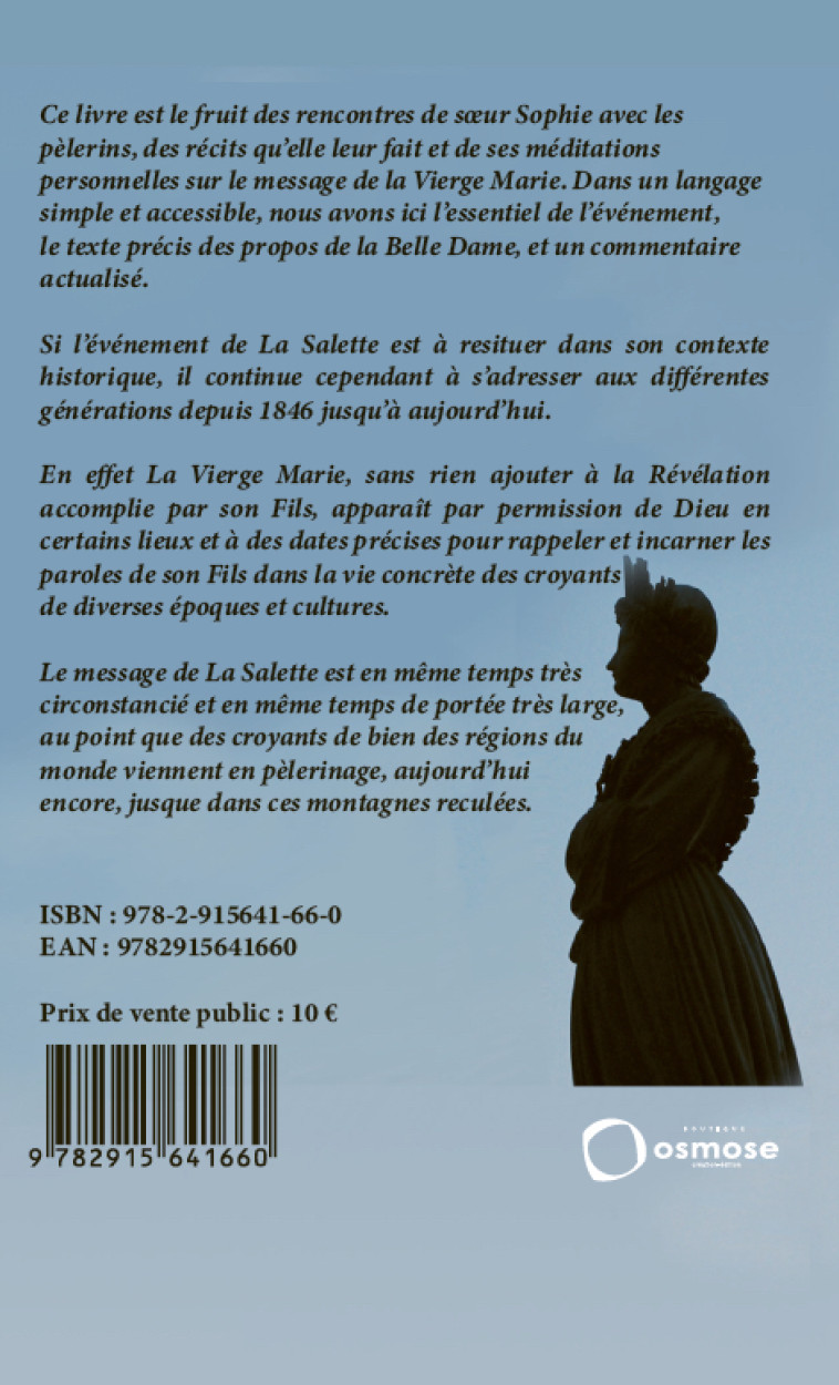 Faites-Le passer à tout mon peuple -  Soeur Sophie Richer - OSMOSE