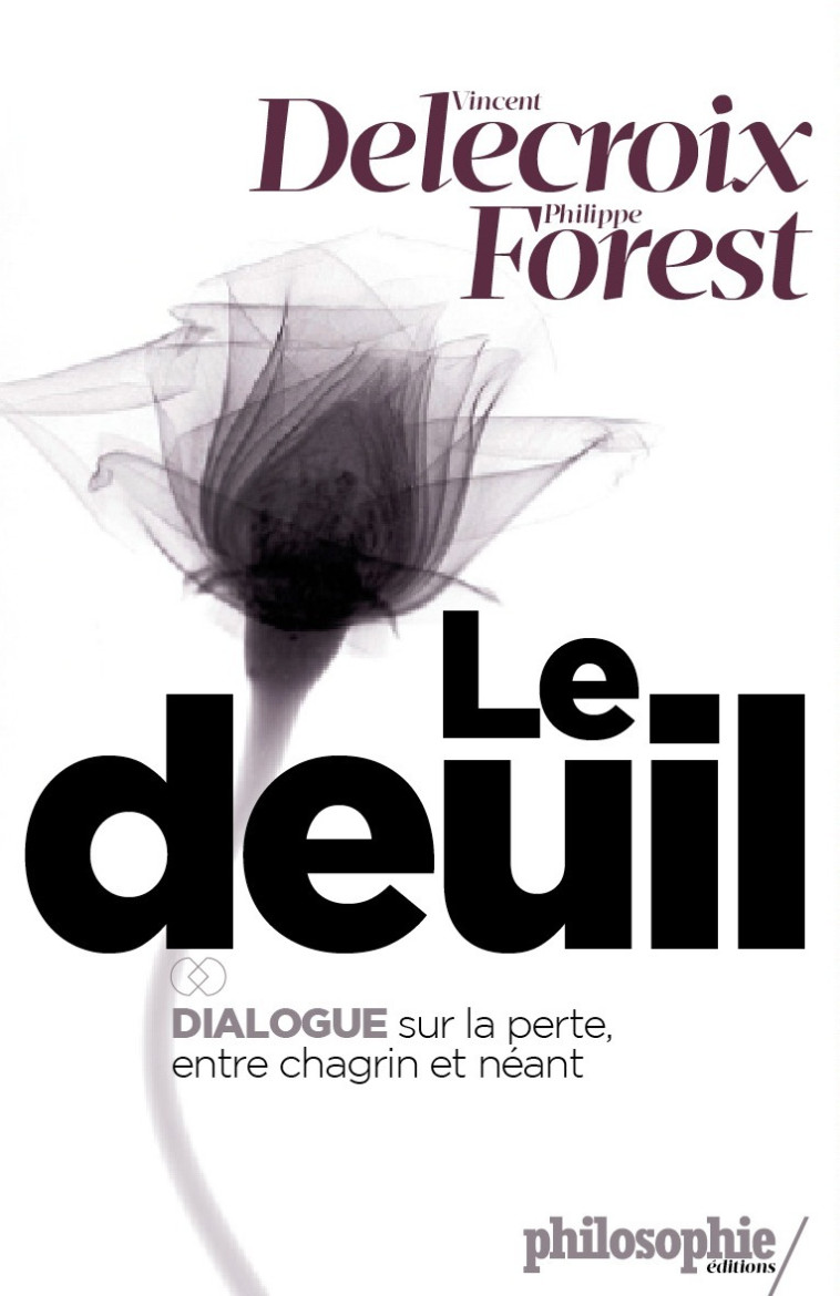 Le deuil - Dialogue sur la perte entre chagrin et néant - Vincent DELECROIX - PHILOSOPHIE MAGAZINE