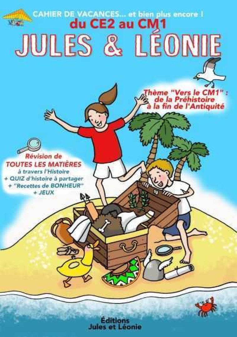 Cahier de vacances Jules et Léonie du CE2 au CM1 - Virginie Becquet - JULES ET LEONIE