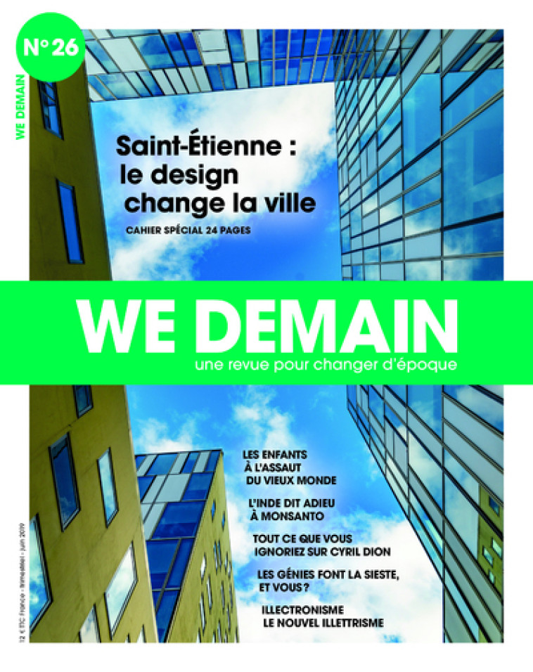 We demain - numéro 26 spécial St Etienne -  Collectif - WE DEMAIN